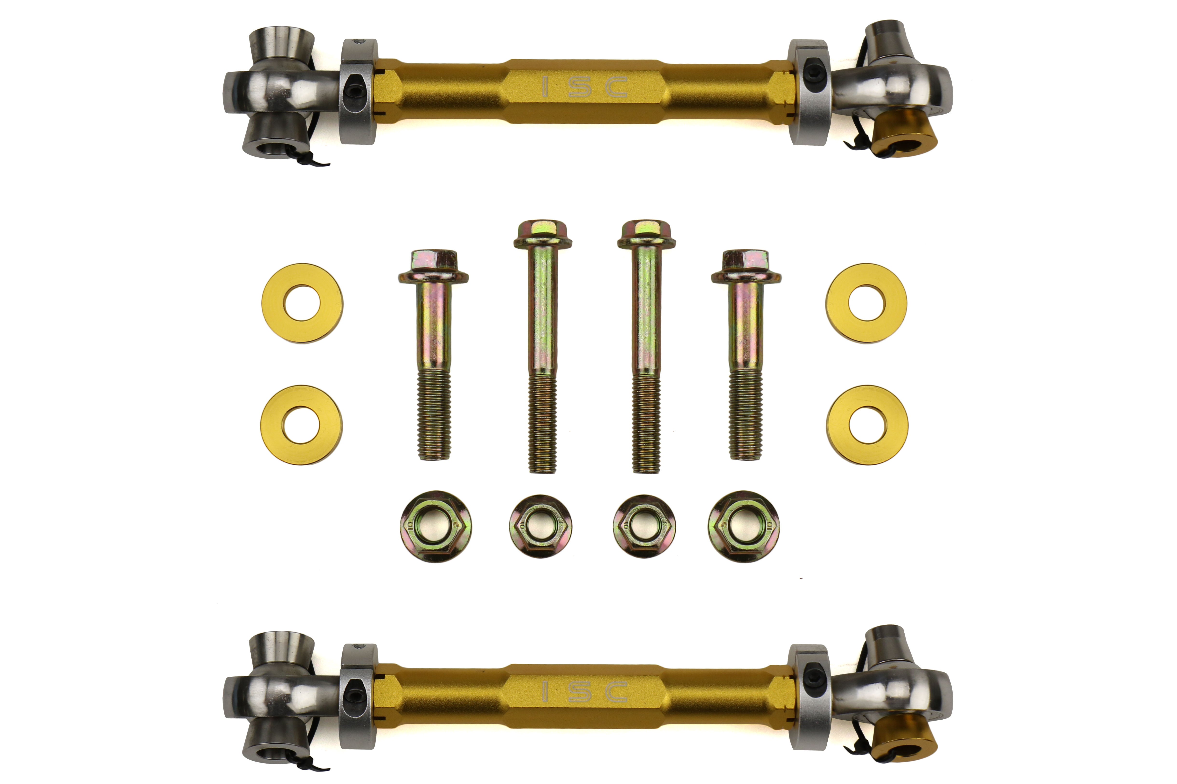 ISC Adjustable Toe Arm Kit - Subaru Models (Inc. 2008-2021 WRX / STI / 2013-2020 BRZ / 86 / FR-S)